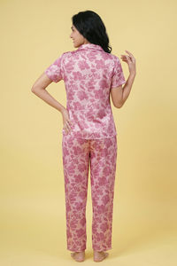 Zivame Satin Pyjama Set - Ballet Slipper — thumbnail 2